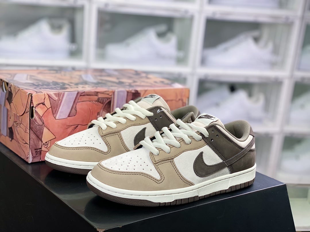 NK Dunk Low Marrom Mocha Cinza