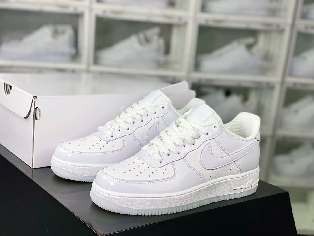 Nike Patent All White Pearl