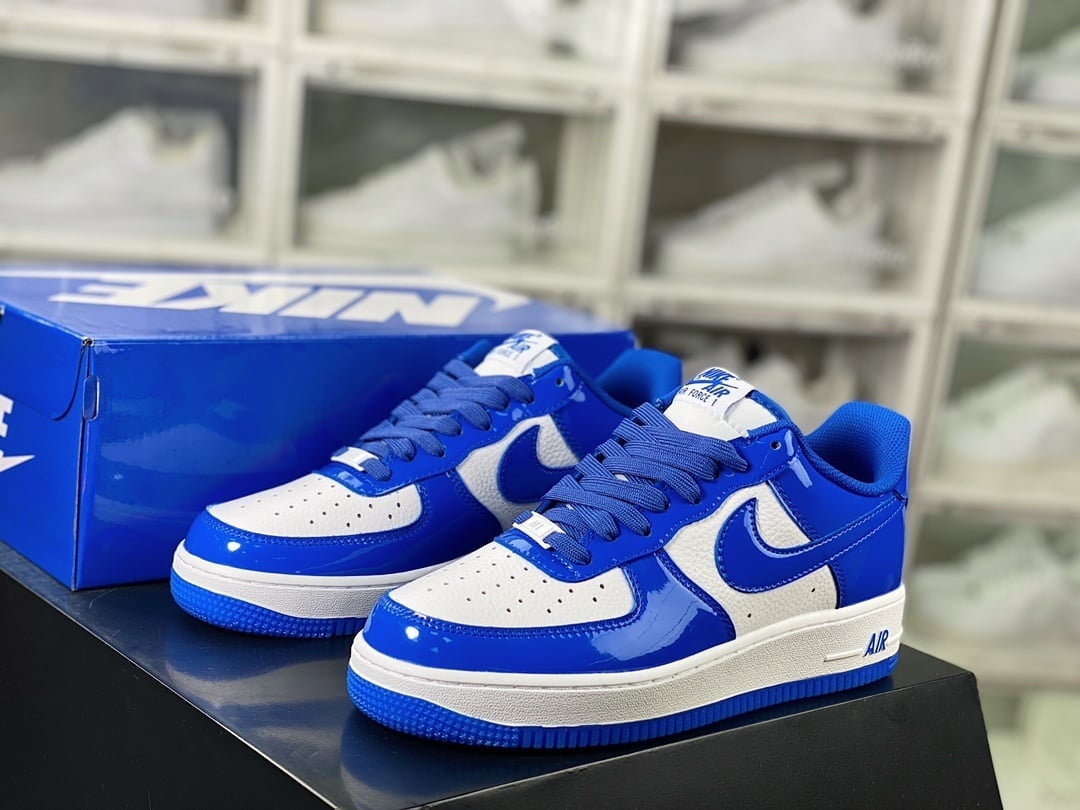 Nike Verniz Royal Blue e Branco