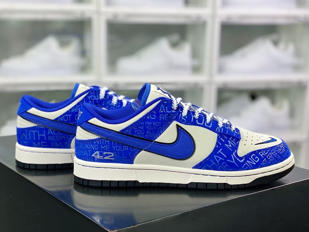NK Dunk Low Cinza e Branco em Camurça