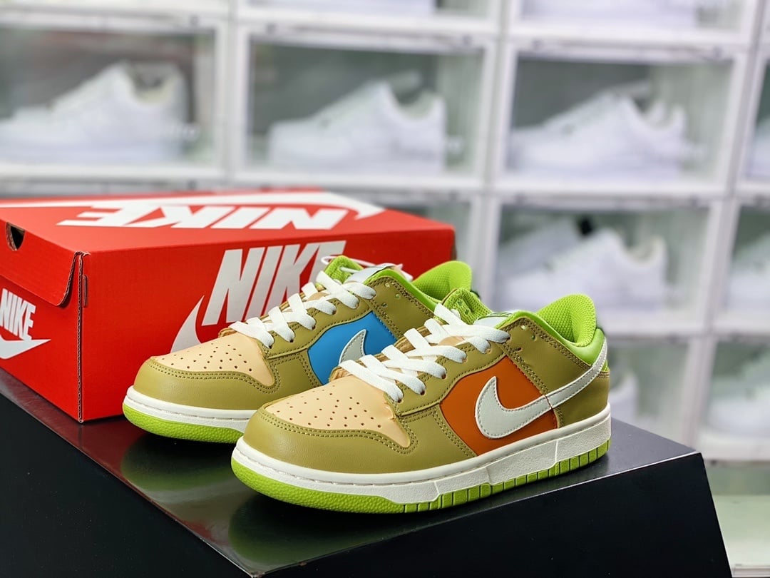NK Dunk Low Verde Abacate Mismatch