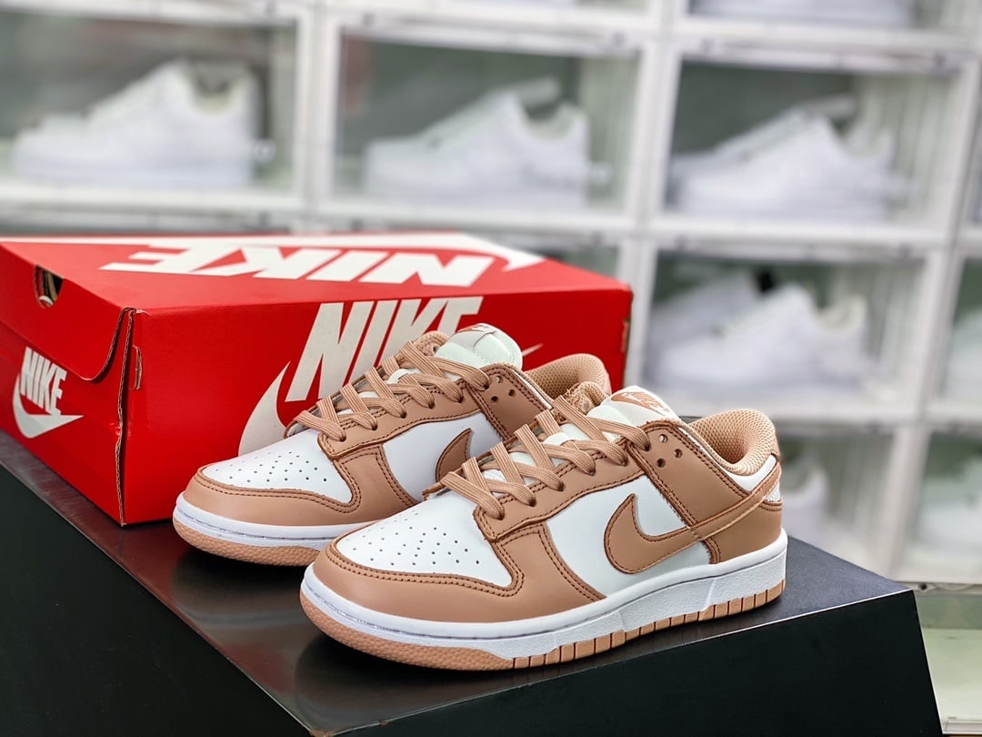 NK Dunk Low Rosa Branco