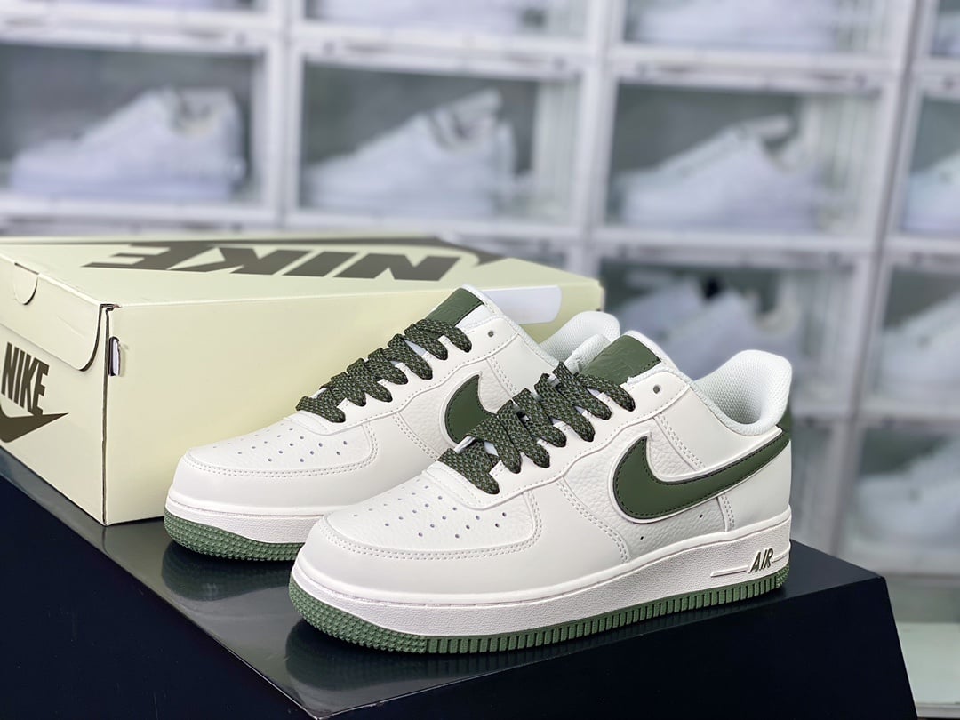 Nike Leather Creme Matcha 3M Reflective Double Hook