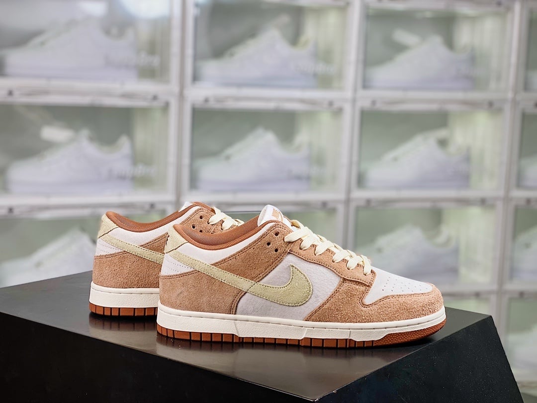 NK Dunk Low Creme e Castanho Milk Tea