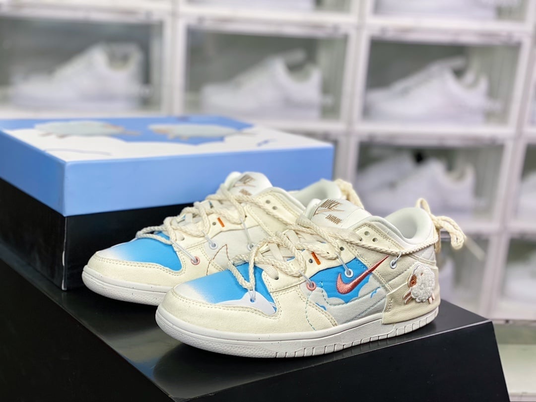 NK Dunk Low Azul Claro Nuvem