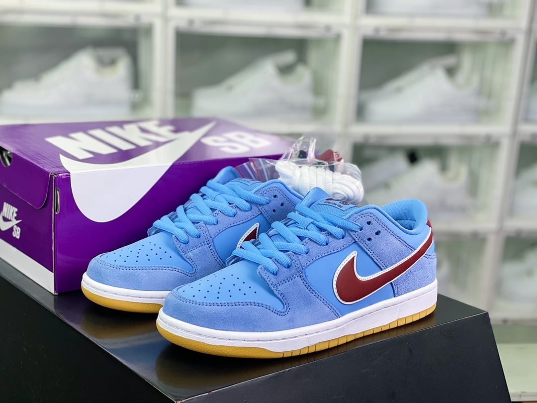 NK Dunk Low Philadelphia Azul Bubblegum