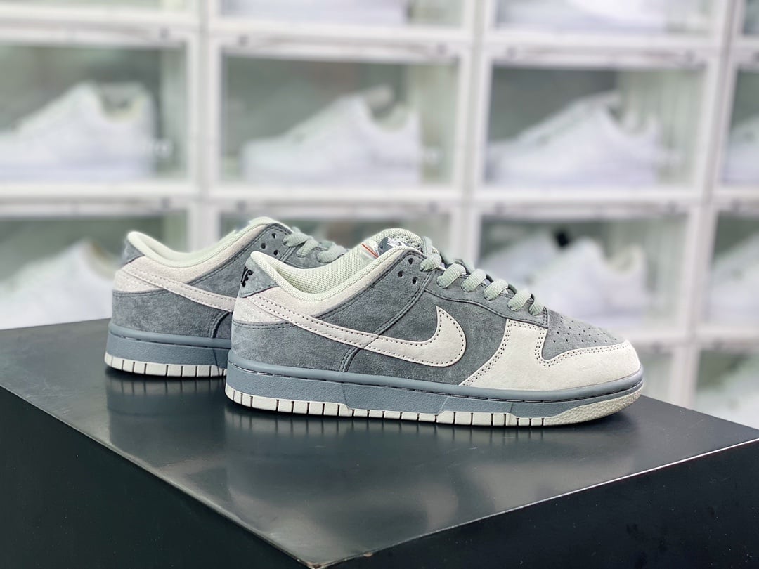 NK Dunk Low Camurça Cinza Claro Londres