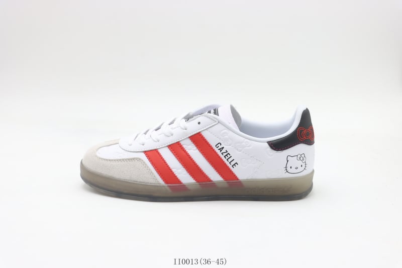 Adidas Gazelle White Red Kitty