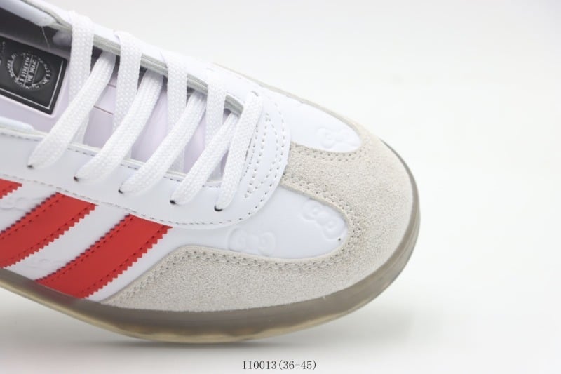 Adidas Gazelle White Red Kitty - Vista 7