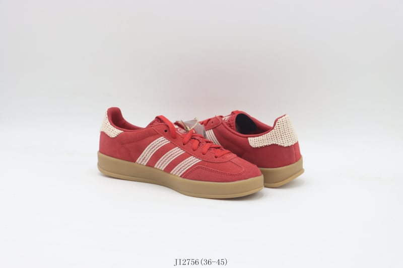Adidas Gazelle Red White - Vista 3