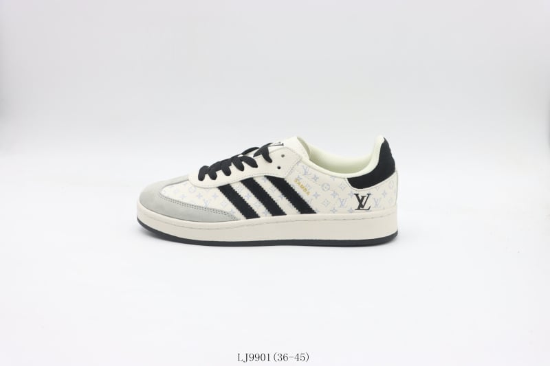 Adidas Gazelle White Black - Vista 1