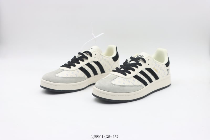 Adidas Gazelle White Black - Vista 5