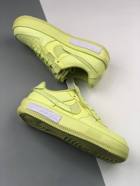 0224 Air Force 1 Low Fontanka Verde Fluorescente - Vista 4