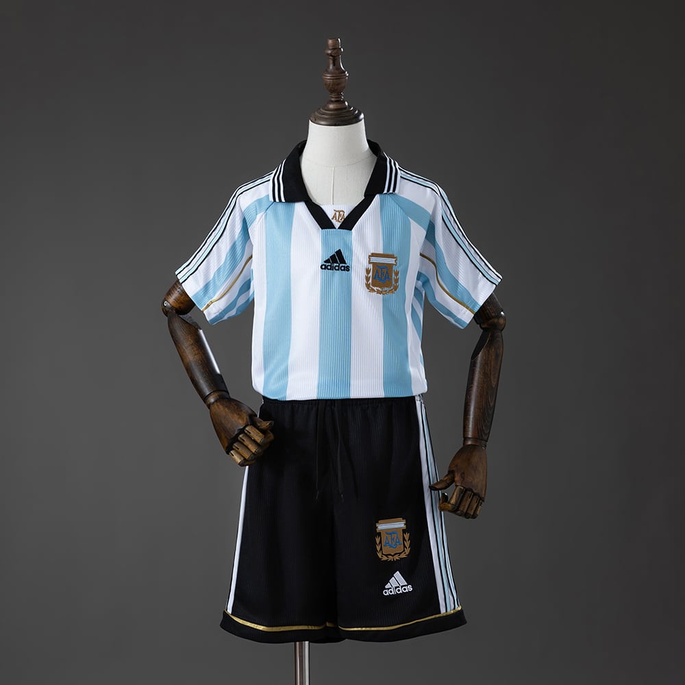 Camisola Principal Retro Argentina 1998 Criança - Vista 1