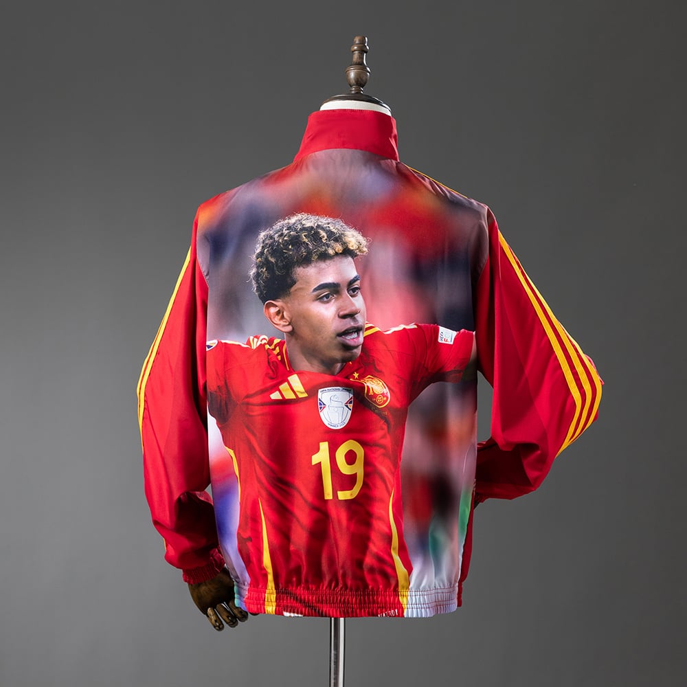 Corta‑Vento Reversível Espanha Yamal 25/26 - Vermelho - Vista 2