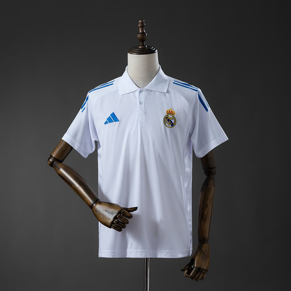 Polo Real Madrid 2025/26 branco  - Vista 1
