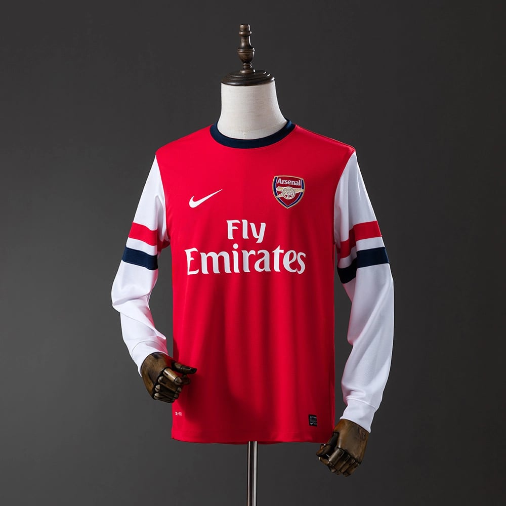 Camisola Arsenal 2012/13 Principal Retro manga longa - Vista 1