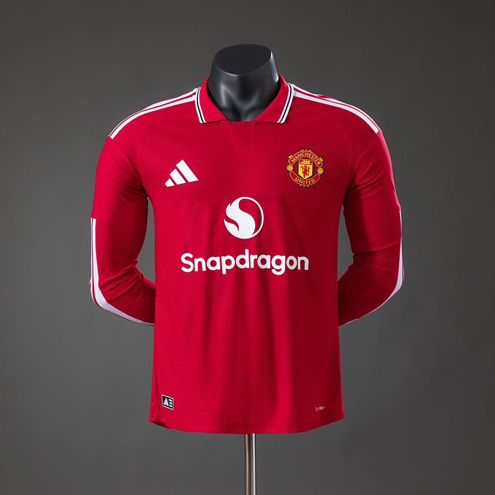 Camisola Manchester United 2026/2027 Equipamento Principal Versão Jogador Manga Comprida - Vista 1