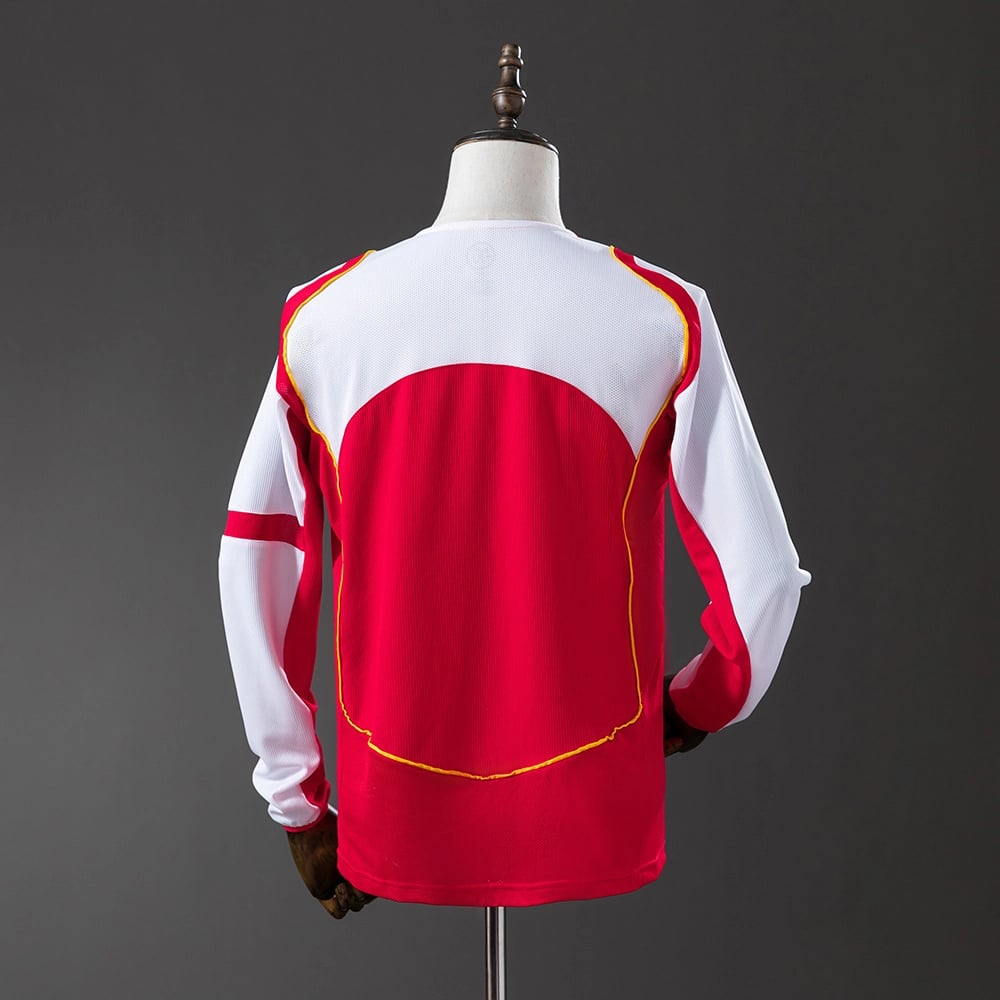 Camisola Arsenal 2004/05 Principal Manga Comprida Retro - Vista 2
