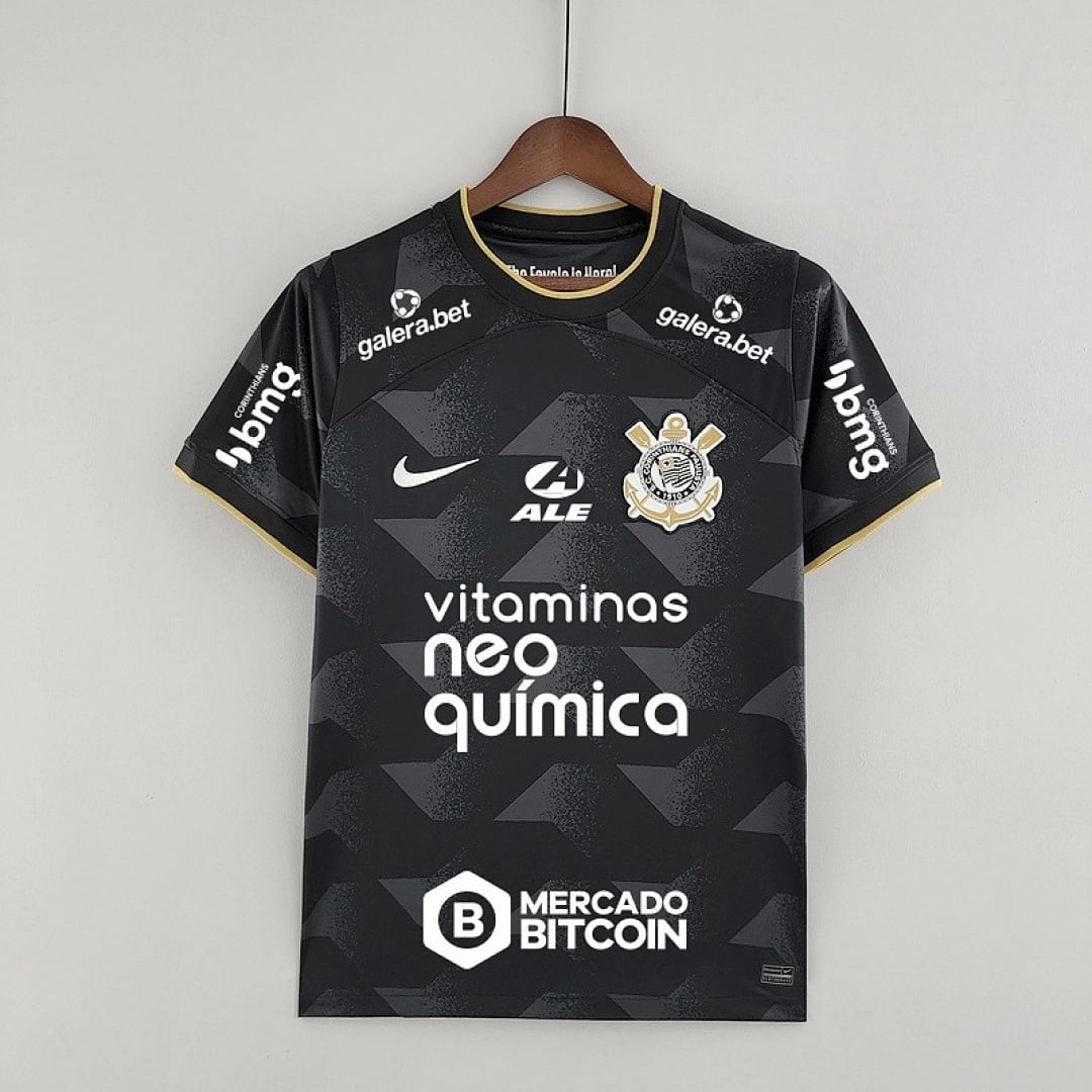 Camisola Alternativa do Corinthians 2022/2023 Todos Patrocinadores - Vista 1