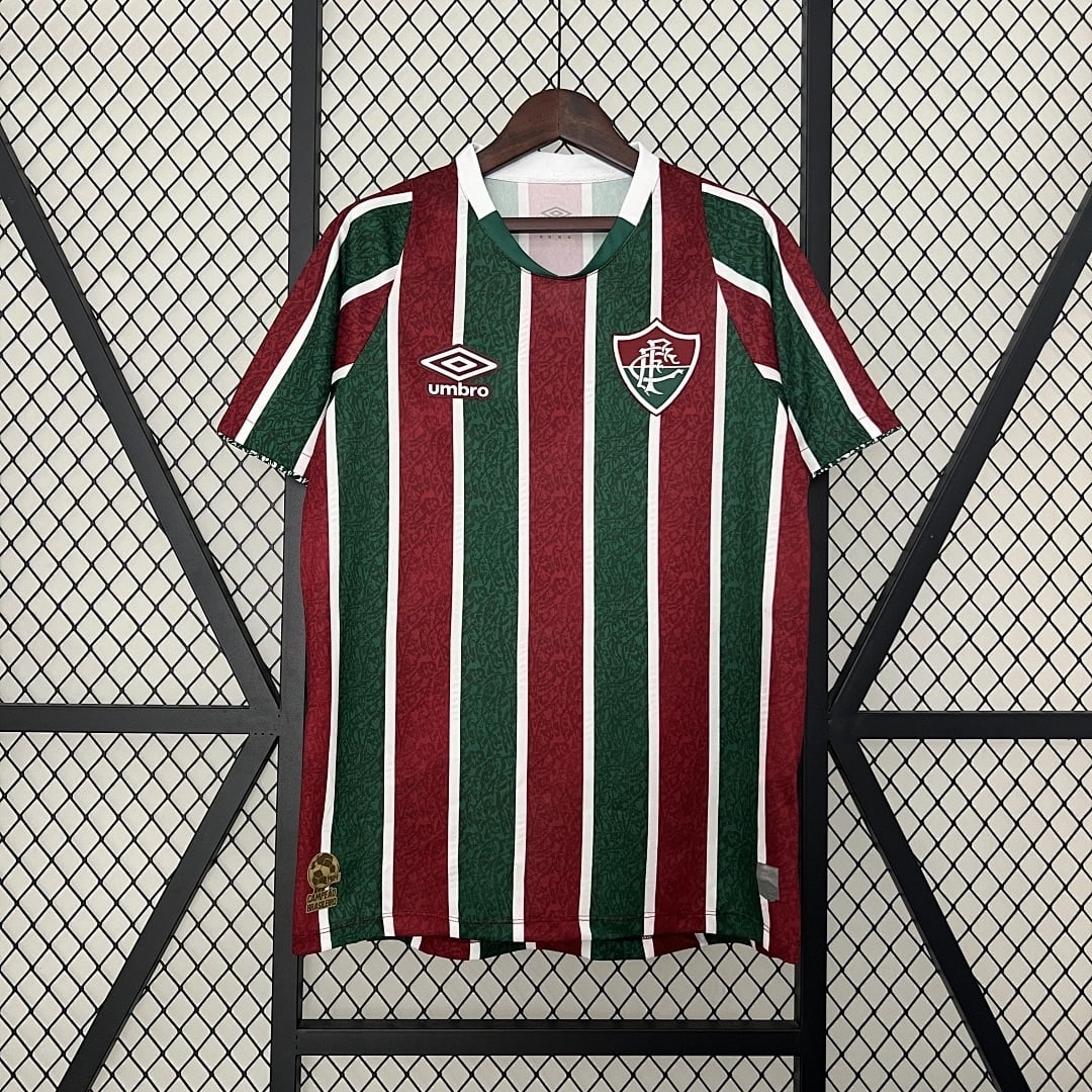 Camisola Principal do Fluminense 2024/2025 Todos Patrocinadores - Vista 1
