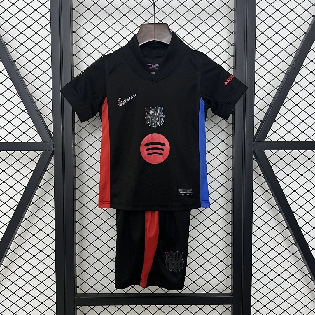 Kit Crianca FC Barcelona Alternativa 2024/2025 - Vista 1