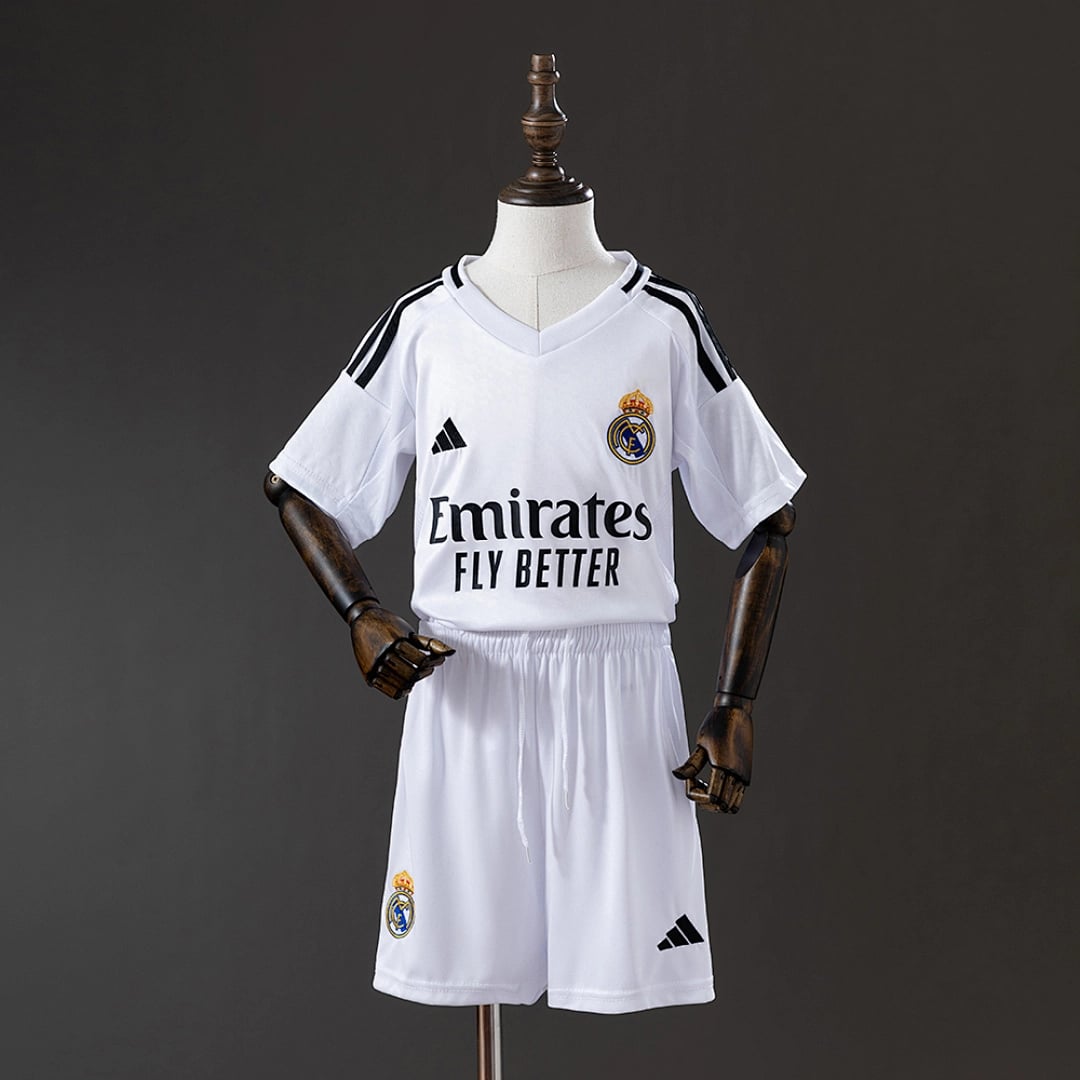 Kit Crianca Real Madrid Principal 2024/2025 - Vista 1