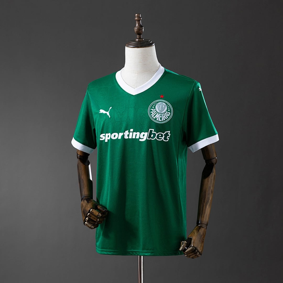 Camisola Principal do Palmeiras 2025/2026 Todos Patrocinadores - Vista 1