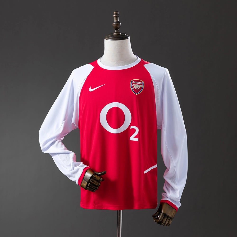 Camisola Arsenal 2004/05 Principal Manga Comprida Retro - Vista 1