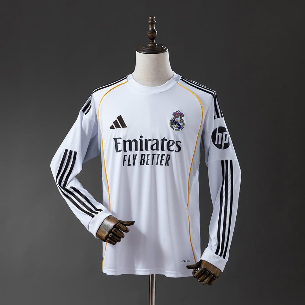 Camisola Real Madrid Principal 25/26 manga longa - Vista 1