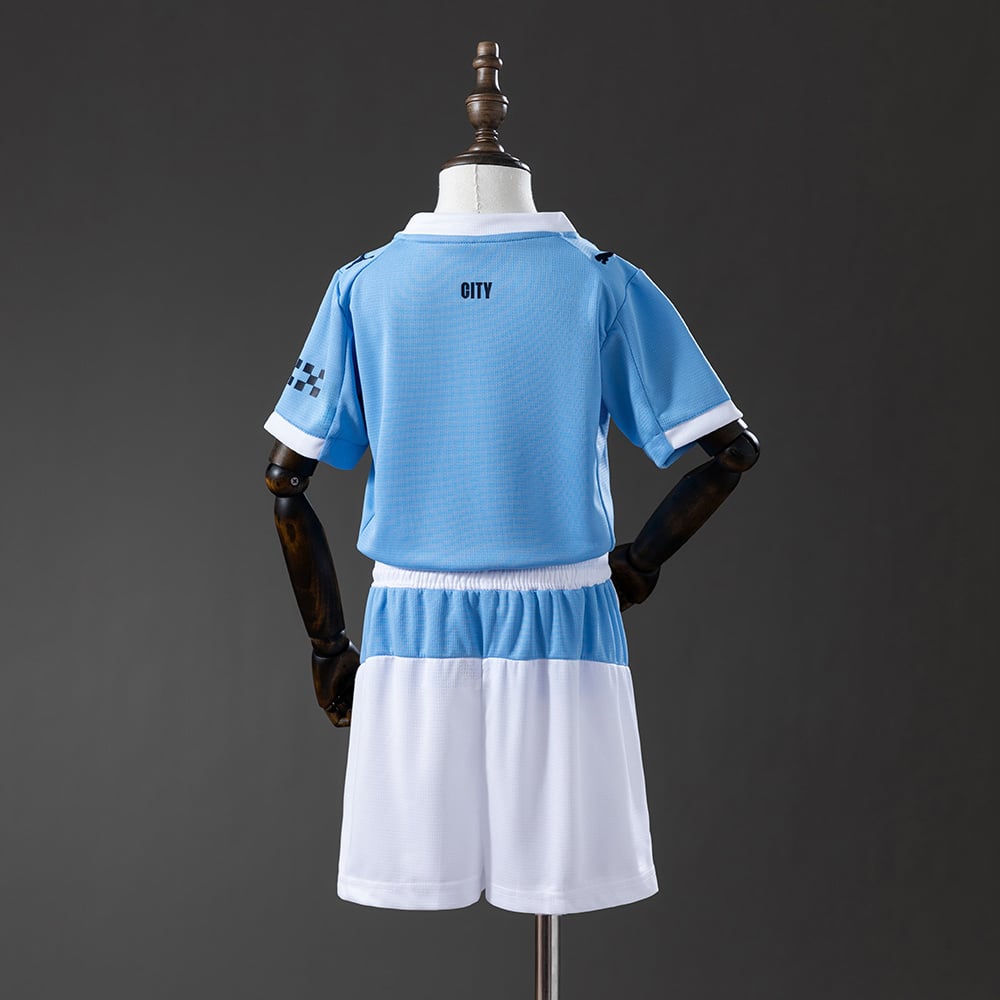 Kit Criança Manchester City Principal 2025/26 - Vista 2