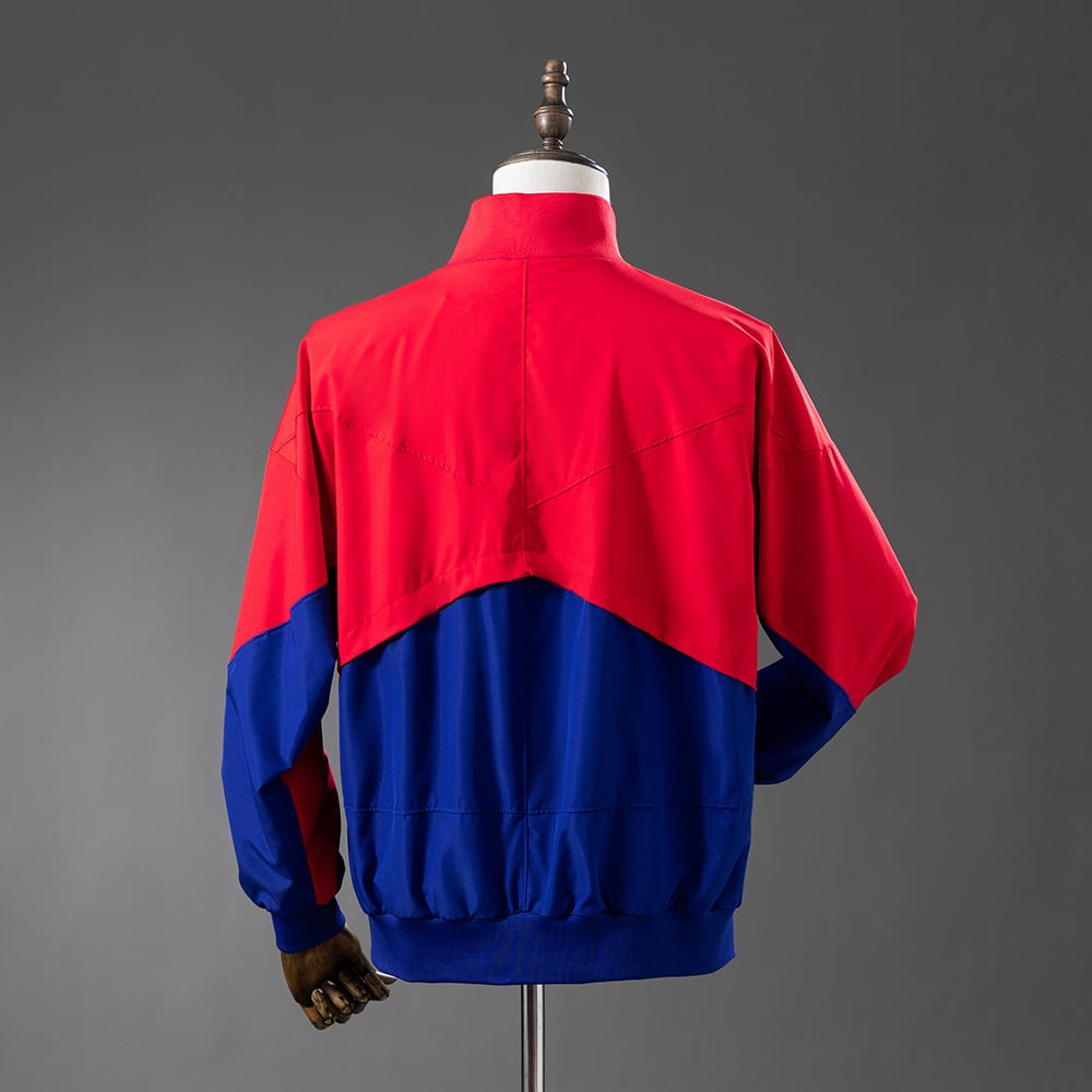 Corta‑Vento FC Barcelona Azul Royal & Vermelho Nobre - Vista 2