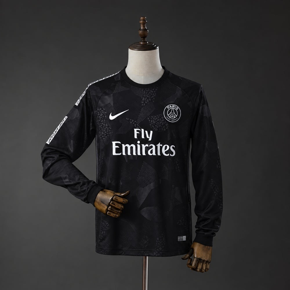 Camisola PSG 2017/2018 Terceira Retro Manga Comprida - Vista 1