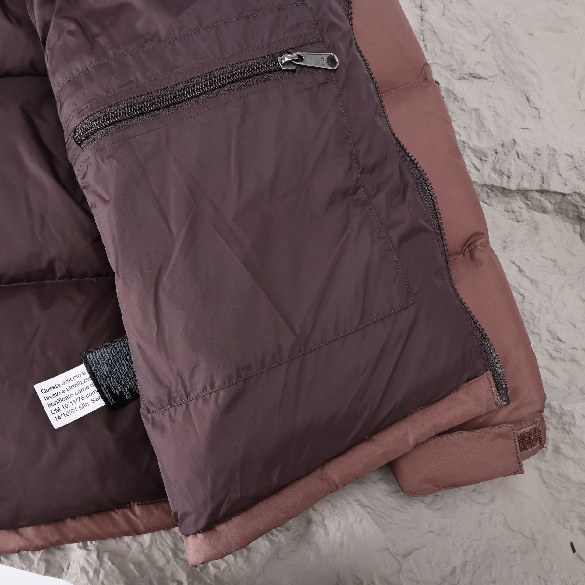 The North Face classic 700 Vinho - Vista 8