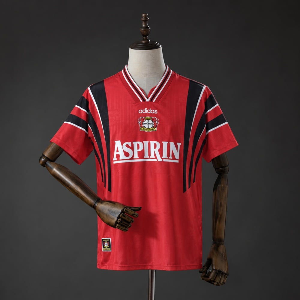 Camisola Bayer Leverkusen 1997/1998 Principal Retro - Vista 1