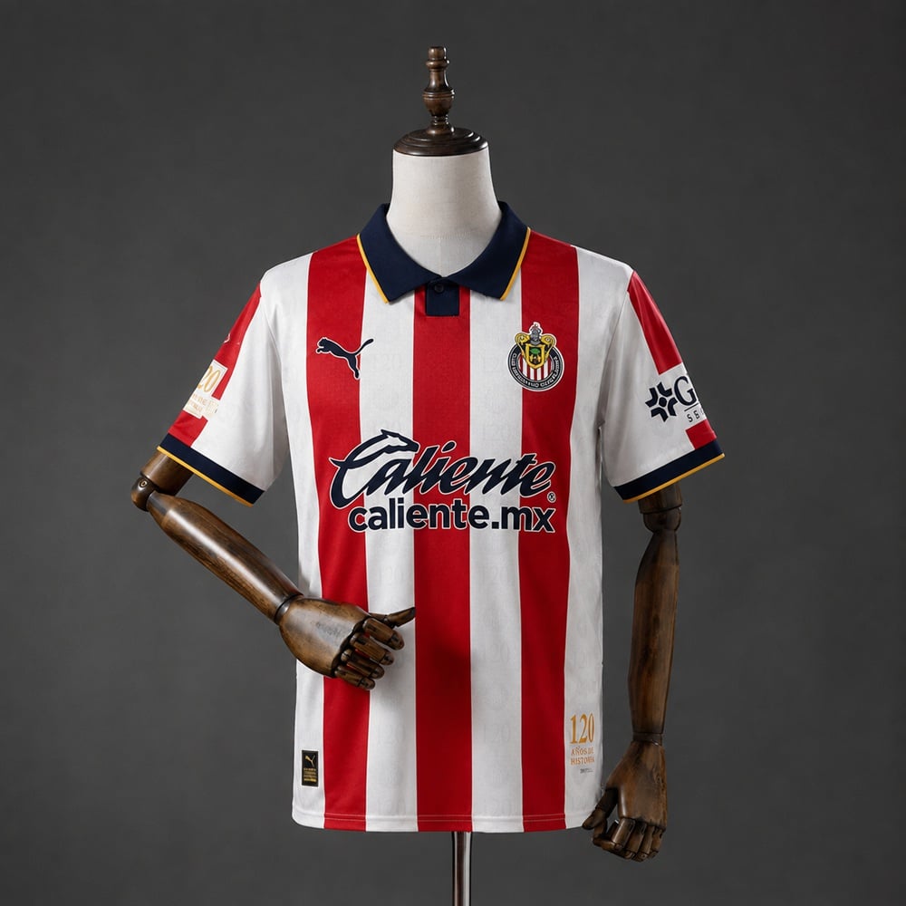 Camisola Chivas Guadalajara 2026/2027 120.º Aniversário - Vista 1