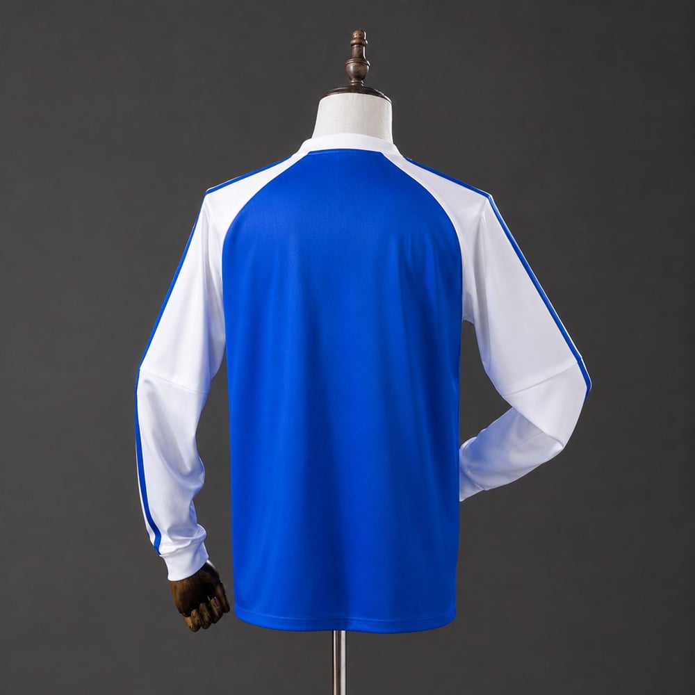 Camisola Strasbourg 1978/1979 Principal Retro Manga Comprida - Vista 2