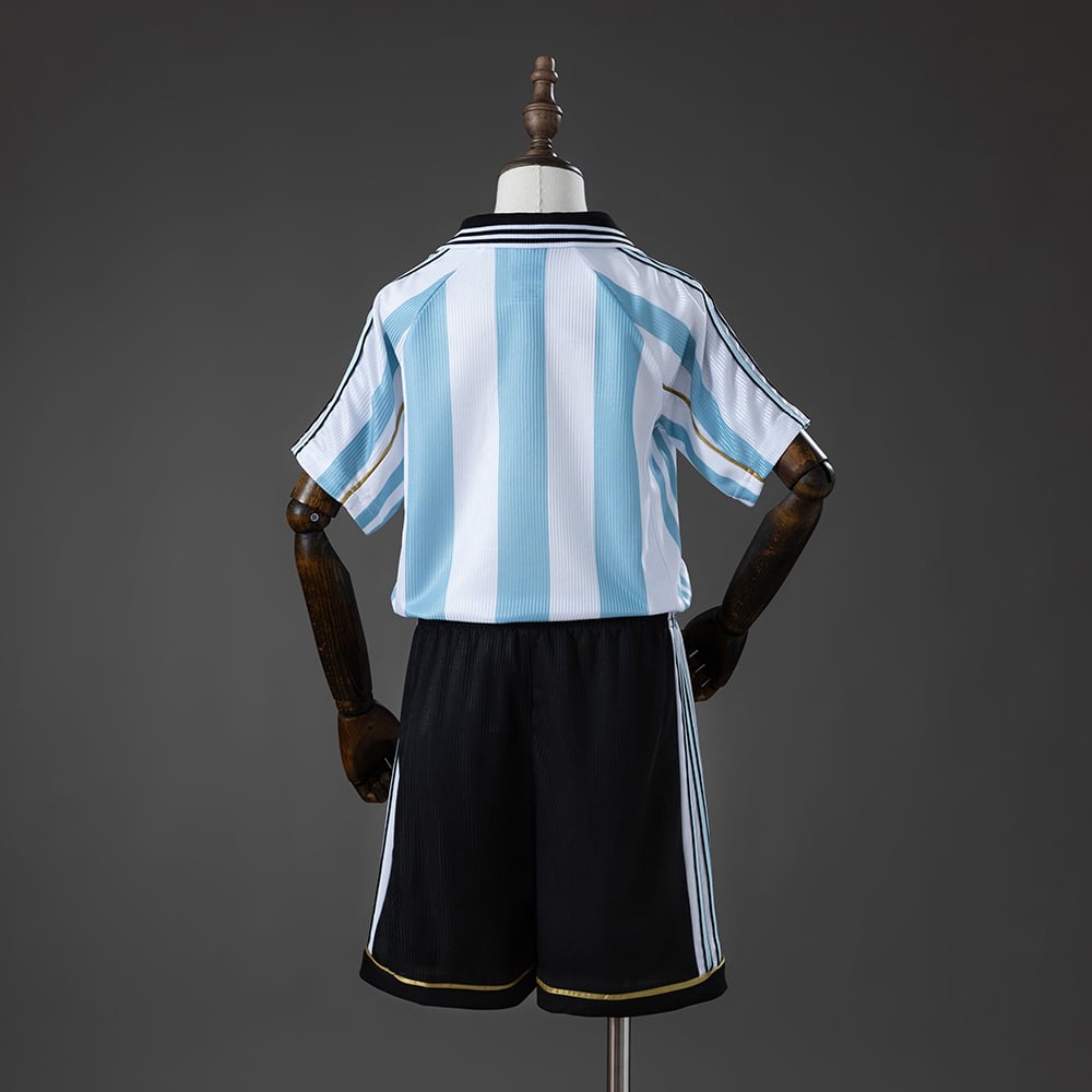 Camisola Principal Retro Argentina 1998 Criança - Vista 2