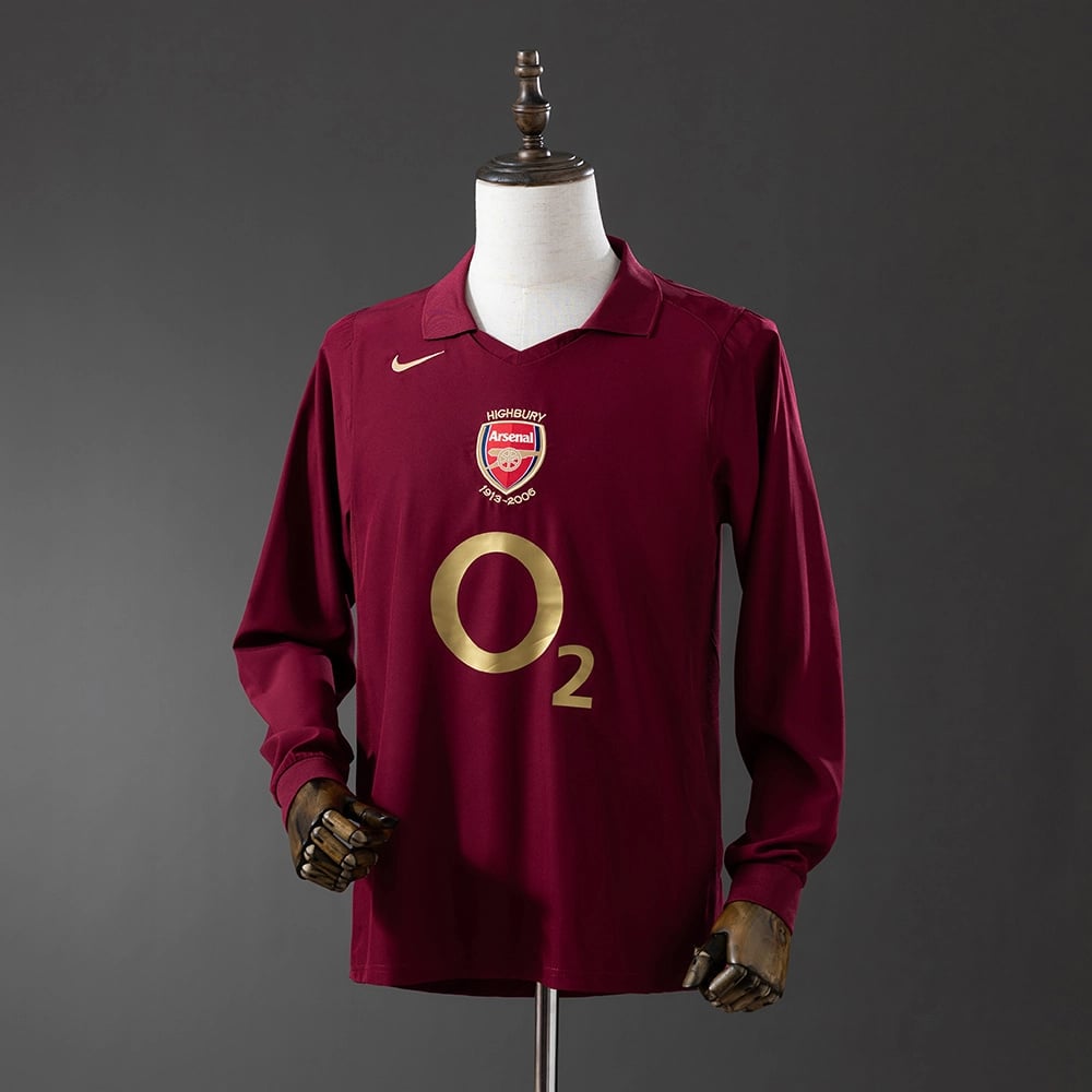 Camisola Arsenal 2005/06 Principal Manga Comprida Retro - Vista 1