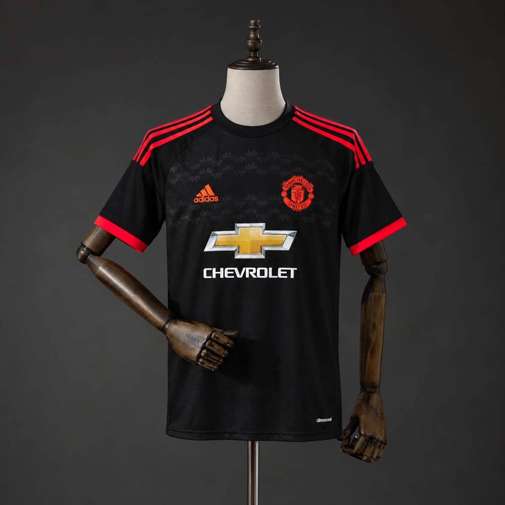 Camisola Manchester United 2015/2016 Terceira Retro - Vista 1