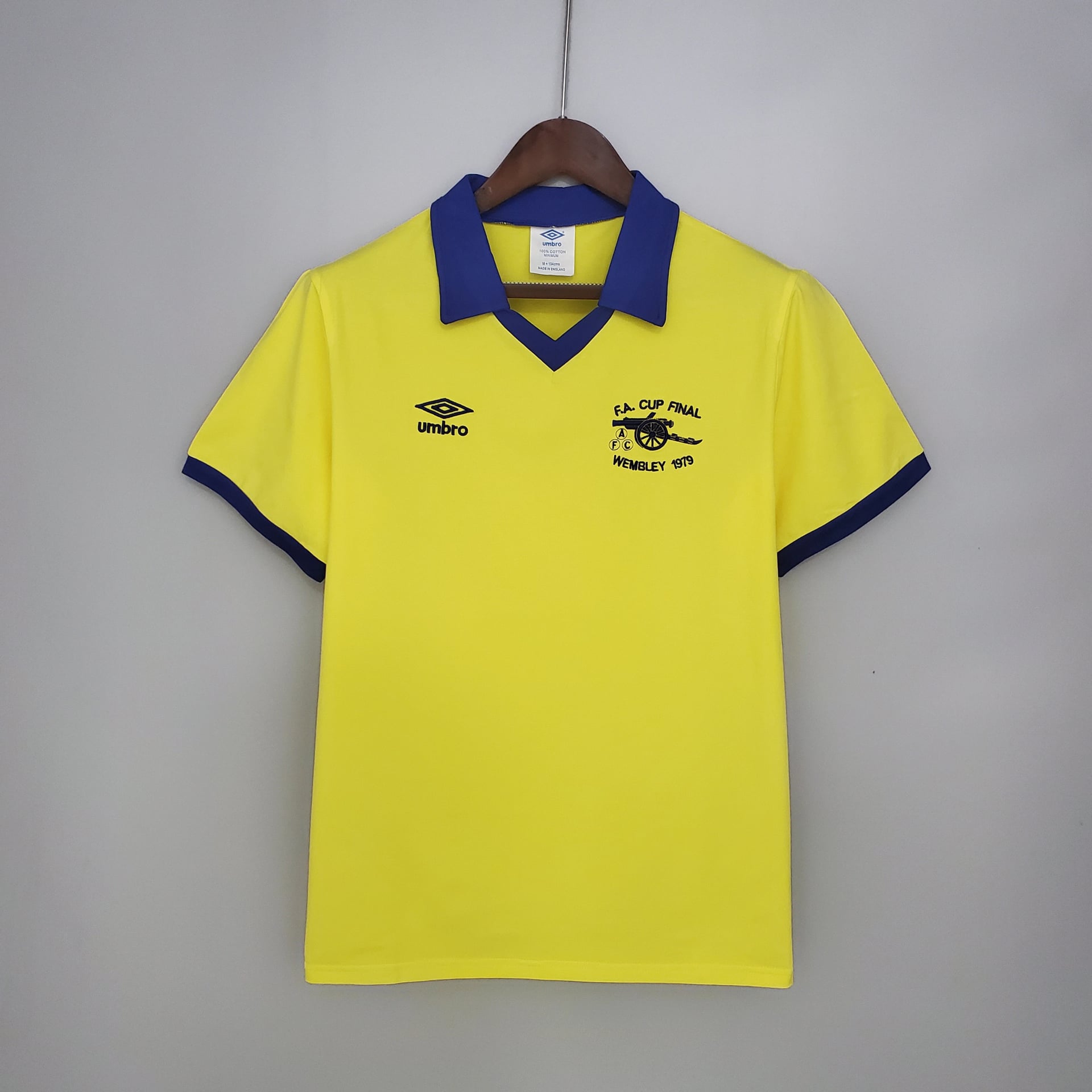Camisola Arsenal 1971/79 Alternativa Amarela Retro - Vista 1