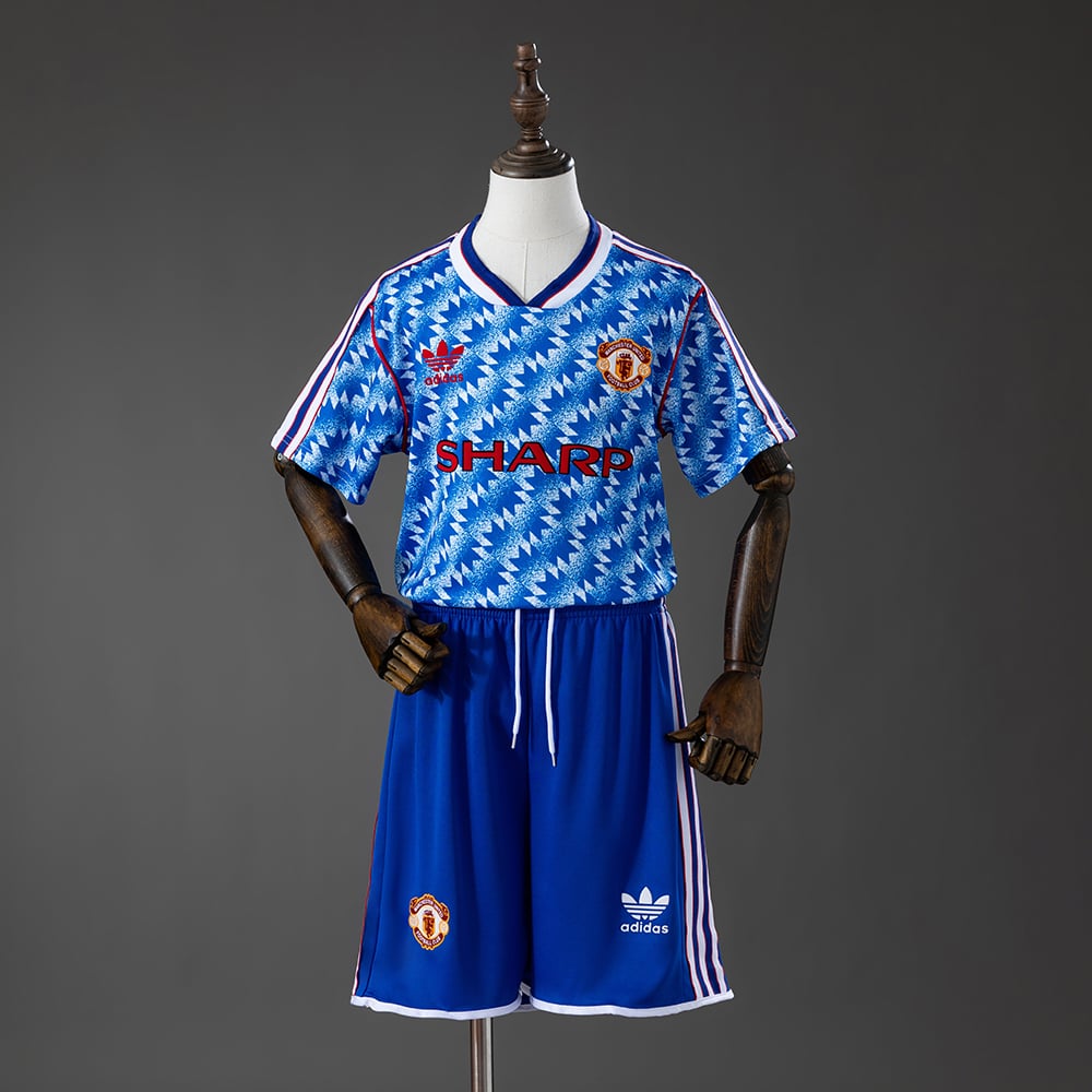 Camisola Fora Retro Manchester United 1990/1992 Criança - Vista 1
