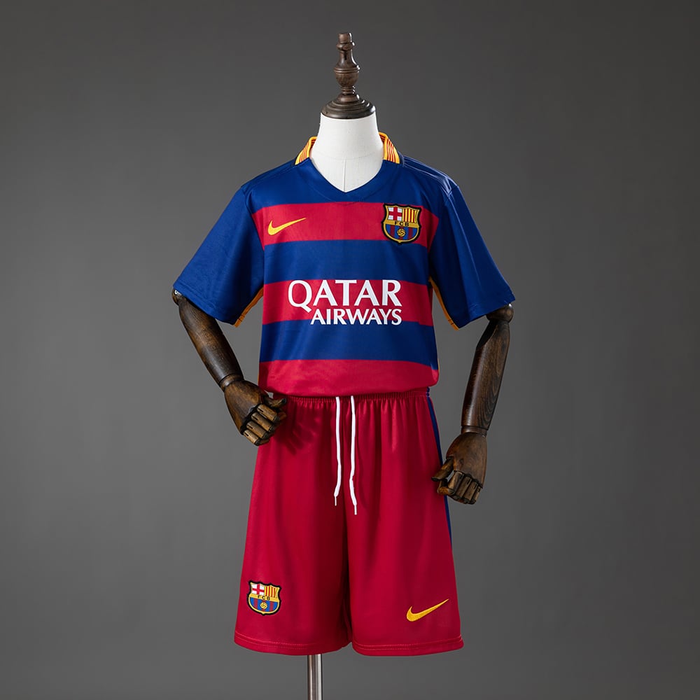 Kit Crianca FC Barcelona Principal 2015/2016 - Vista 1