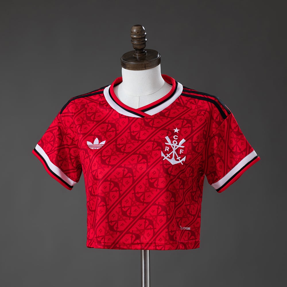 Camisola Flamengo 2026/2027 Terceiro Equipamento Feminina Crop - Vista 1