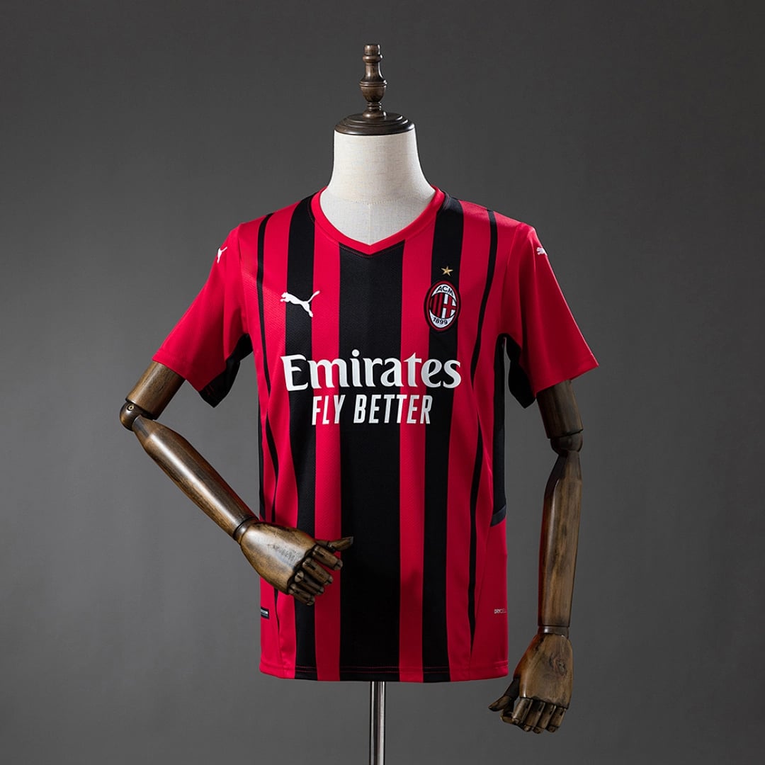 Camisola Principal do AC Milan 2021/2022 (Retro) - Vista 1