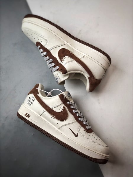 ASSC x Air Force 1 Low Branco e Marrom - Vista 6