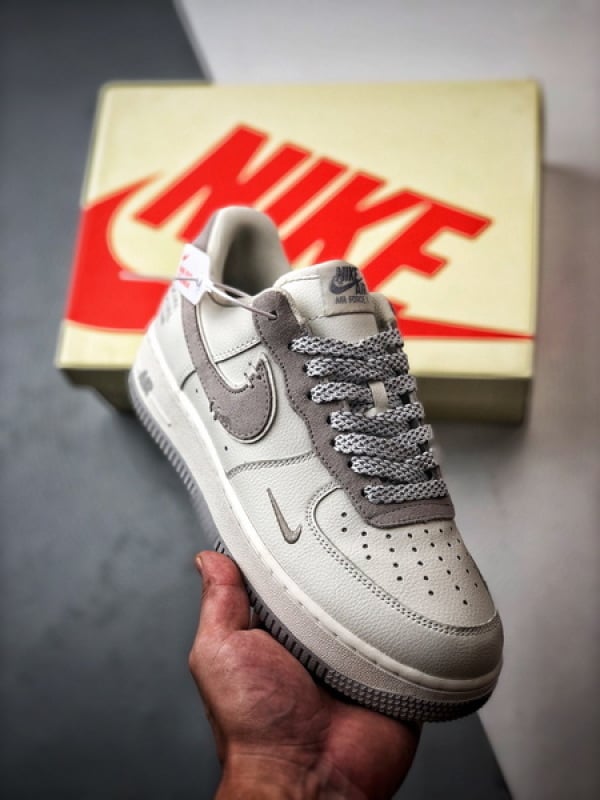 ASSC x Air Force 1 Low Mescla Branco e Cinza - Vista 1