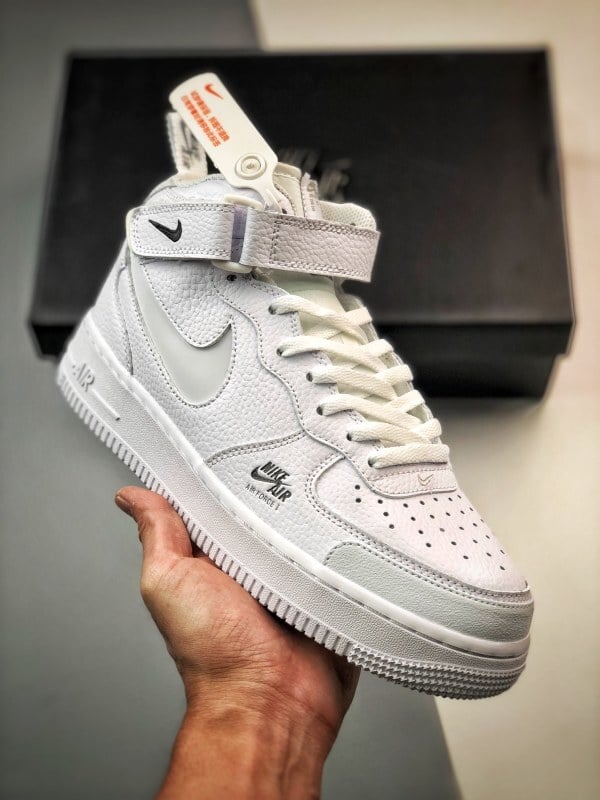 Air Force 107 Mid Branco Anjo 3M Reflexo - Vista 1