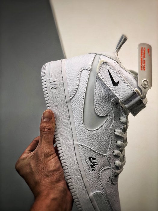 Air Force 107 Mid Branco Anjo 3M Reflexo - Vista 4