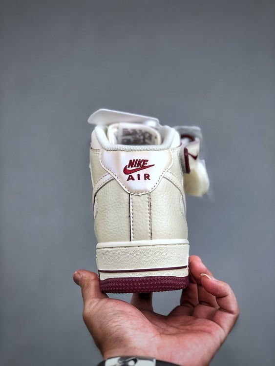 Air Force 107 Mid Vinho Perolado Pequeno Gancho - Vista 4